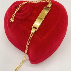 18k saudi gold baby bracelet